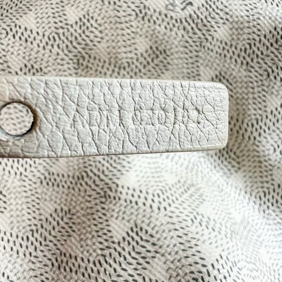 GOYARD White Goyardine Saint Louis PM Tote Bag - Picture 10 of 13
